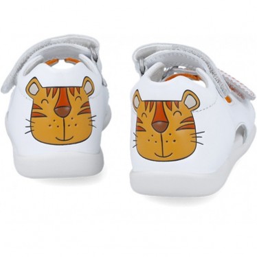 Sandalias para chico Garvalin 252317 Primeros pasos Tigre BLANCO_B050