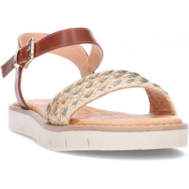Sandalias planas de mujer MTNG Siren 53248 NATURAL_CUERO