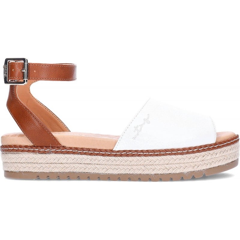 Sandalia con plataforma MTNG Amelie 59617 WHITE