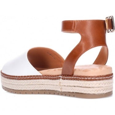 Sandalia con plataforma MTNG Amelie 59617 WHITE