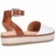 Sandalia con plataforma MTNG Amelie 59617 WHITE