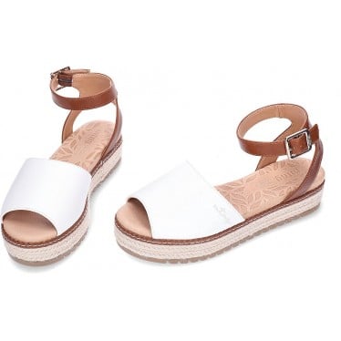 Sandalia con plataforma MTNG Amelie 59617 WHITE