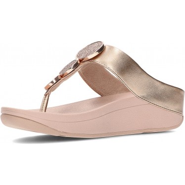 Sandalias FitFlop HJ1 Halo Bead-Circle Metallic ROSE_GOLD