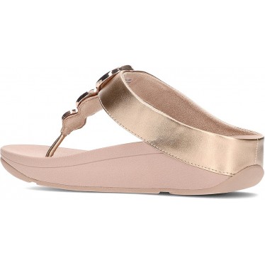 Sandalias FitFlop HJ1 Halo Bead-Circle Metallic ROSE_GOLD