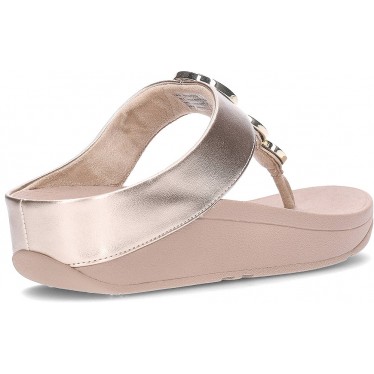 Sandalias FitFlop HJ1 Halo Bead-Circle Metallic LATTE_BEIGE