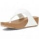 SANDALIAS FITFLOP LULU LEATHER TOEPOST WHITE
