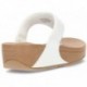 SANDALIAS FITFLOP LULU LEATHER TOEPOST WHITE