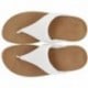 SANDALIAS FITFLOP LULU LEATHER TOEPOST WHITE