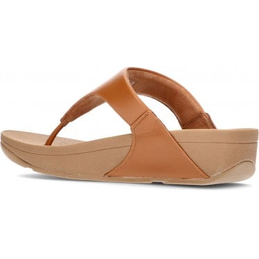SANDALIAS FITFLOP LULU LEATHER TOEPOST TAN