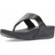 SANDALIAS FITFLOP LULU LEATHER TOEPOST BLACK