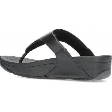 SANDALIAS FITFLOP LULU LEATHER TOEPOST BLACK