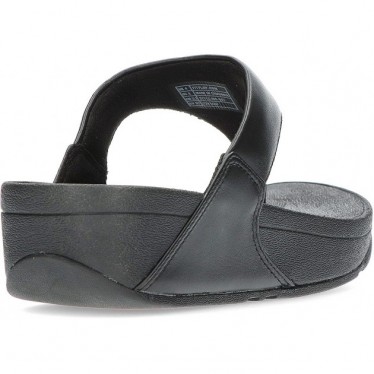 SANDALIAS FITFLOP LULU LEATHER TOEPOST BLACK