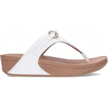 Sandalias de mujer FITFLOP Lulu HY7 WHITE