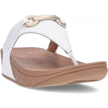 Sandalias de mujer FITFLOP Lulu HY7 WHITE