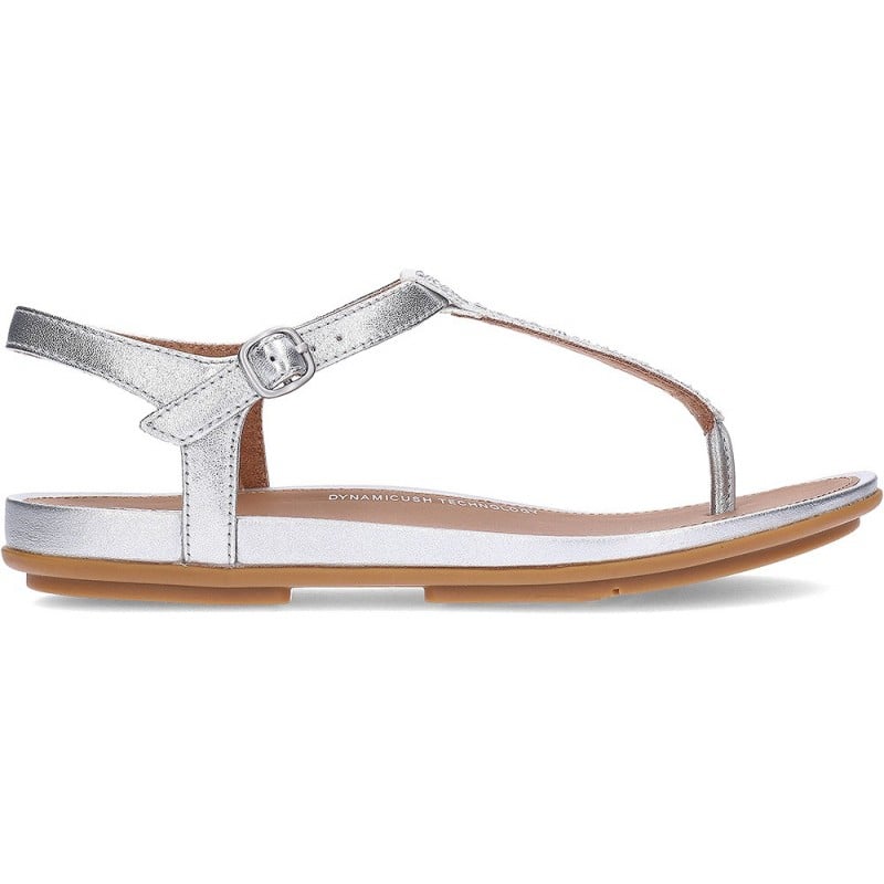 Sandalias de mujer FITFLOP Gracie JA4 SILVER