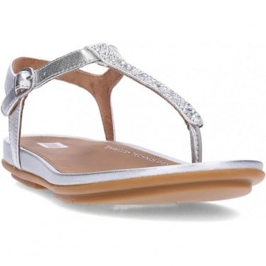 Sandalias de mujer FITFLOP Gracie JA4 SILVER