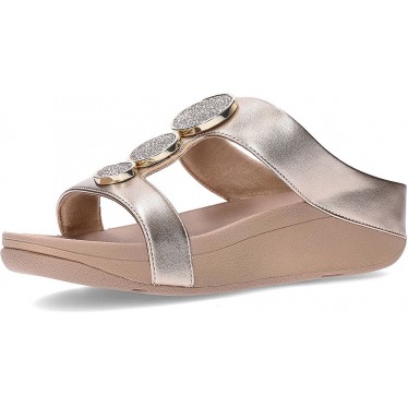 Sandalia de mujer FITFLOP Halo Bead-Circle HJ2 LATTE_BEIGE