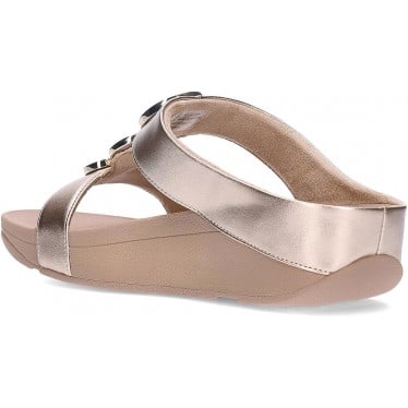 Sandalia de mujer FITFLOP Halo Bead-Circle HJ2 LATTE_BEIGE