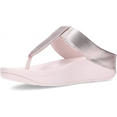 Sandalia de mujer FITFLOP Fino Metallic IK5 NUDE_ROSE