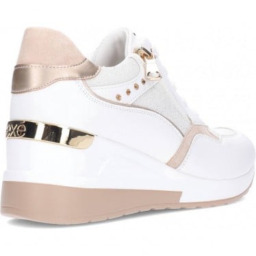 Sneakers con cuña EXE 34-51EX37 WHITE_GOLD