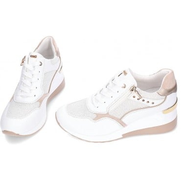 Sneakers con cuña EXE 34-51EX37 WHITE_GOLD