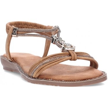 Sandalias de mujer EXE 80137 STRASS_CAMEL