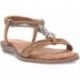 Sandalias de mujer EXE 80137 STRASS_CAMEL