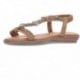 Sandalias de mujer EXE 80137 STRASS_CAMEL