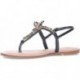 Sandalia plana de mujer EXE ANGELINA-128 STRASS_BLACK