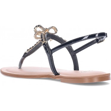 Sandalia plana de mujer EXE ANGELINA-128 STRASS_BLACK