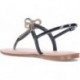 Sandalia plana de mujer EXE ANGELINA-128 STRASS_BLACK
