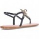 Sandalia plana de mujer EXE ANGELINA-128 STRASS_BLACK