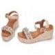 Sandalias de mujer EXE L20970-EXE1 CAMEL