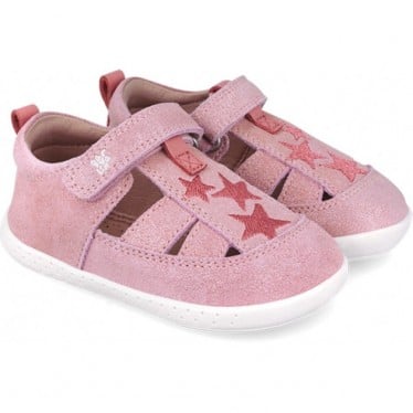 Sandalia respetuosa para chica 252330 Barefoot Estrellas BARBY_A822