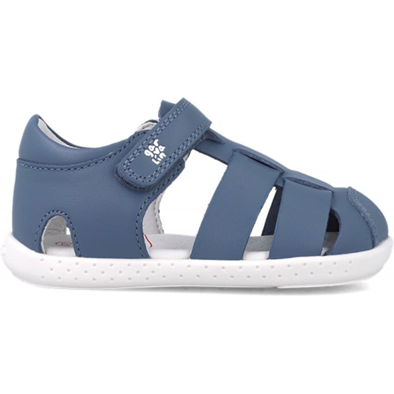 Sandalia respetuosa para chico Garvalin 252326 Barefoot Soft PETROL_A556