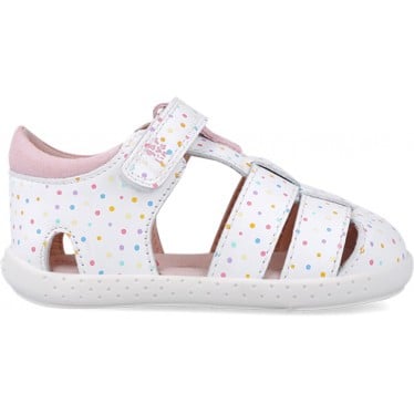 Sandalias respetuosas para chica 252329 Barefoot Soft BLANCO_B050