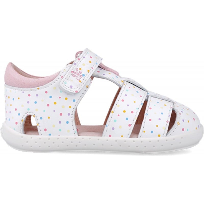 Sandalias respetuosas para chica 252329 Barefoot Soft BLANCO_B050