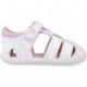 Sandalias respetuosas para chica 252329 Barefoot Soft BLANCO_B050