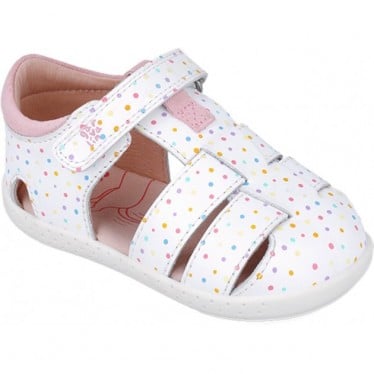 Sandalias respetuosas para chica 252329 Barefoot Soft BLANCO_B050