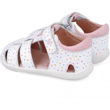 Sandalias respetuosas para chica 252329 Barefoot Soft BLANCO_B050