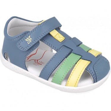 Sandalias respetuosas para chico Garvalin 252332 Soft INDIGO_A631