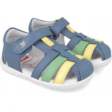 Sandalias respetuosas para chico Garvalin 252332 Soft INDIGO_A631