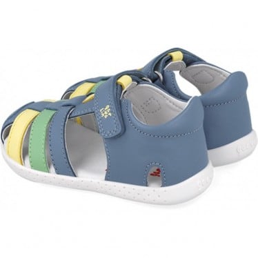 Sandalias respetuosas para chico Garvalin 252332 Soft INDIGO_A631