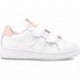 Sneaker colegial para chica Garvalín 231750 Cool BLANCO_ROSA_B113