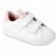 Sneaker colegial para chica Garvalín 231750 Cool BLANCO_ROSA_B113