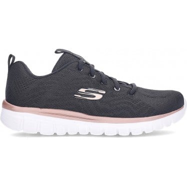 Deportivas SKECHERS Graceful-Get Connected 12615 BLACK_GOLD