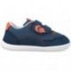 Deportiva respetuosa para chico Garvalin 252335 Soft Rejilla AZUL_NARANJA_A056