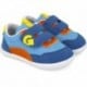 Deportiva respetuosa para chico Garvalin 252335 Soft Rejilla AZUL_AMARILLO_B598