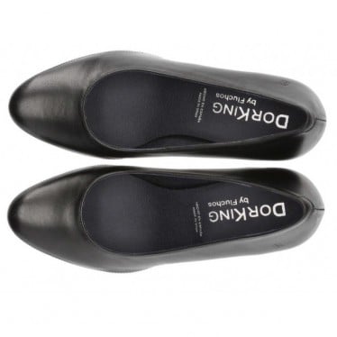 ZAPATO DE TACON FLUCHOS BLESA D5794 NEGRO