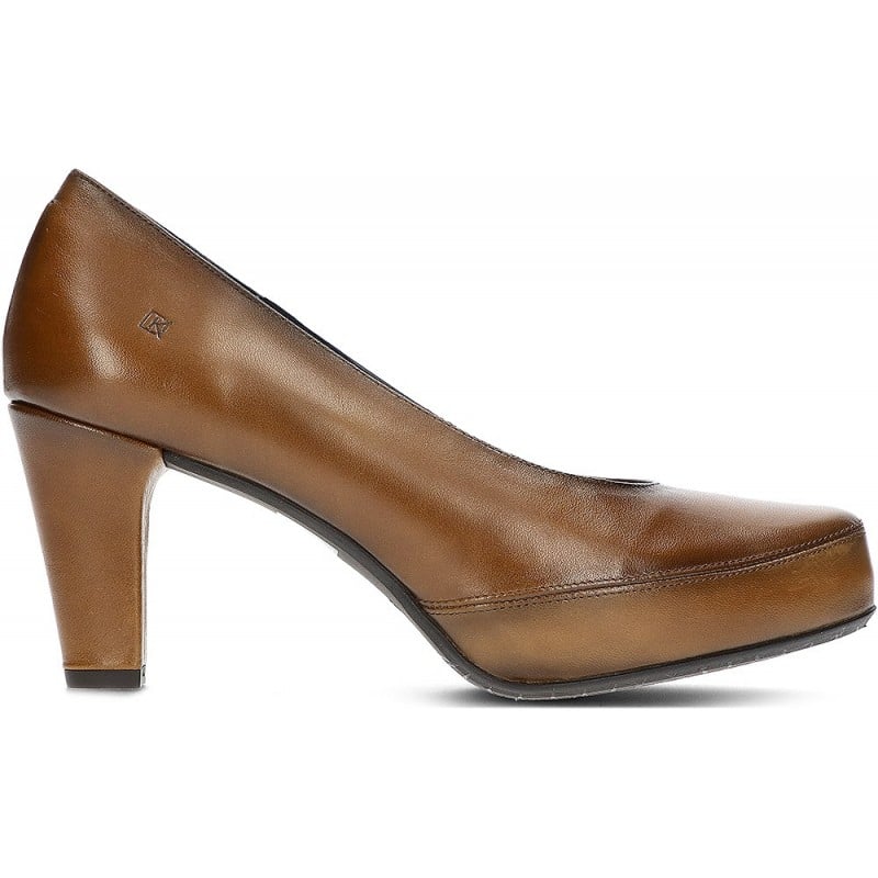 ZAPATO DE TACON FLUCHOS BLESA D5794 CUERO